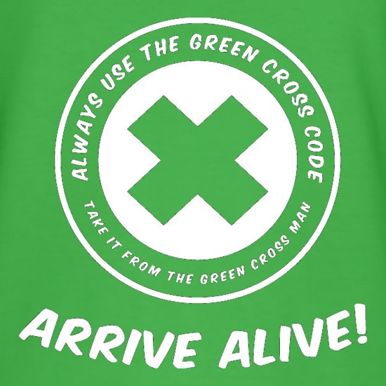 Green Cross Code t shirt