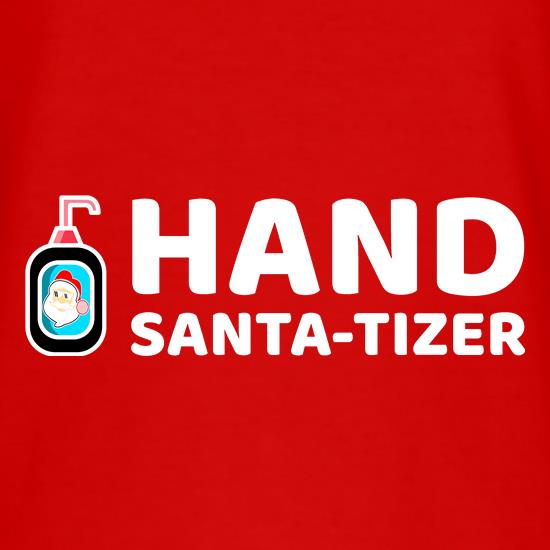 Hand Santa Tizer t shirt