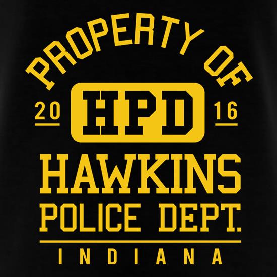 Hawkins Police Department t shirt