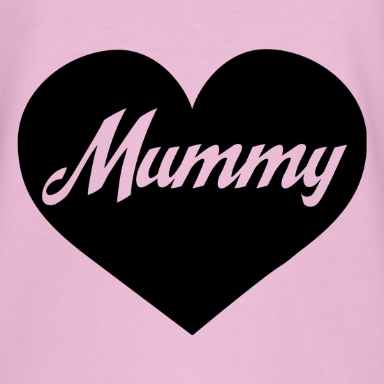 Heart Mummy t shirt