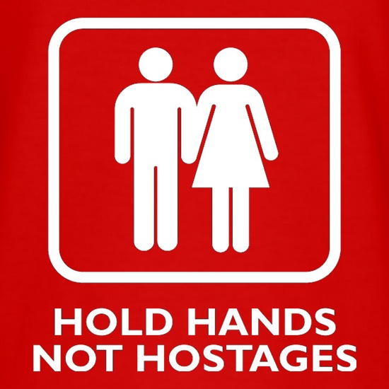 Hold Hands, Not Hostages t shirt