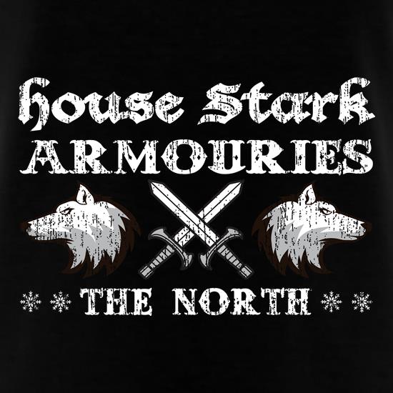 House Stark Armouries t shirt