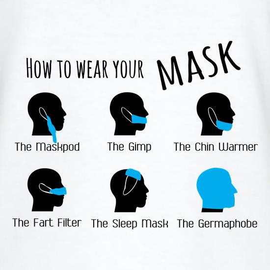 How To Wear Your Mask t shirt