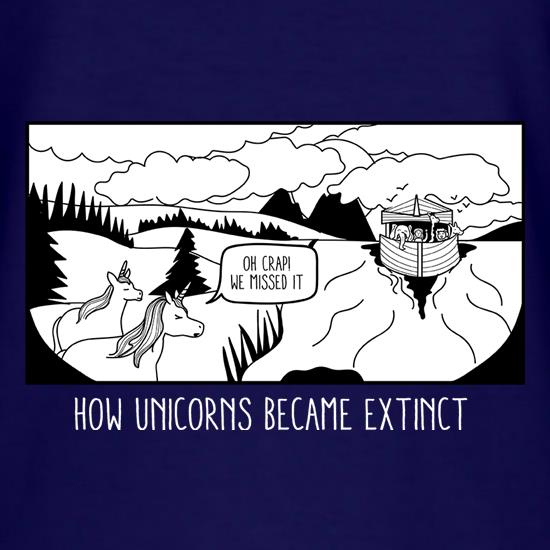 How Unicorns Became Extinct t shirt