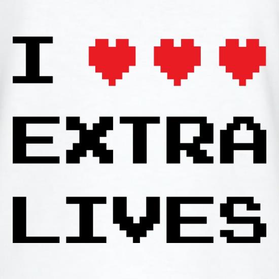 I Heart Extra Lives t shirt