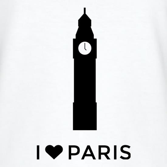 I Love Paris t shirt