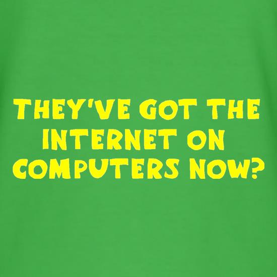 They've got the internet on computers now? t shirt