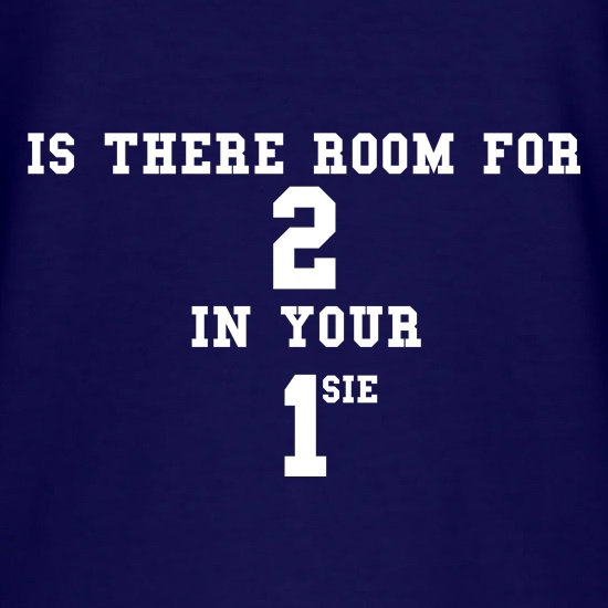 is there room for two in your onesie t shirt