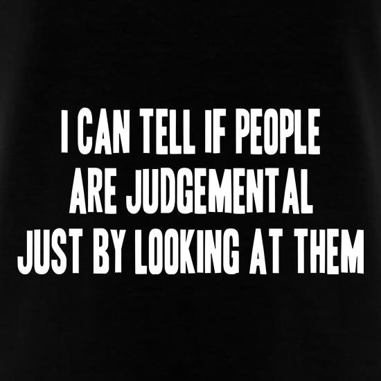 Judgemental t shirt
