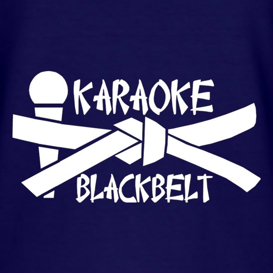 Karaoke Blackbelt t shirt