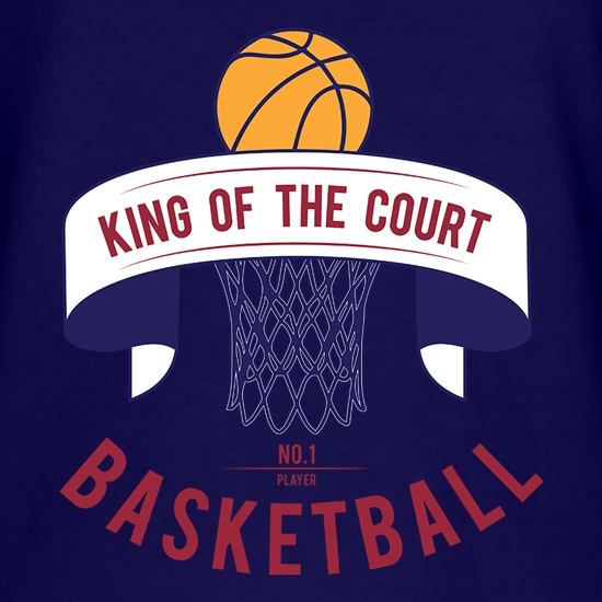 King Of The Basketball Court t shirt
