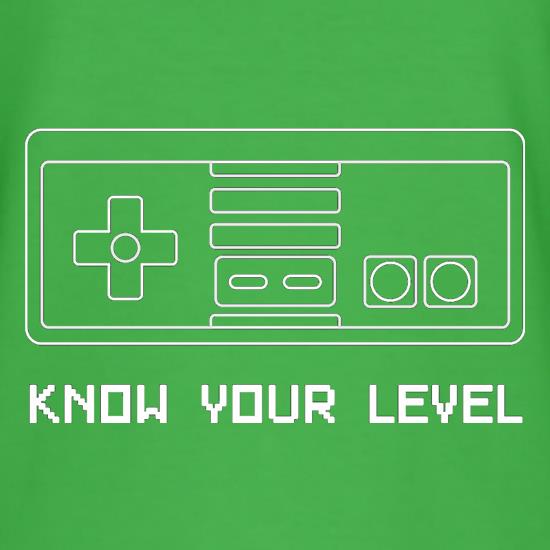 Know Your Level t shirt