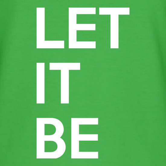 Let It Be t shirt