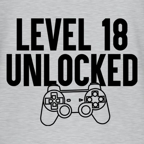 Level 18 Unlocked t shirt