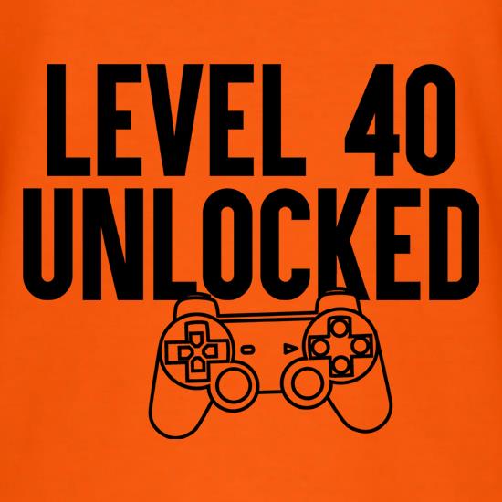 Level Forty Unlocked t shirt