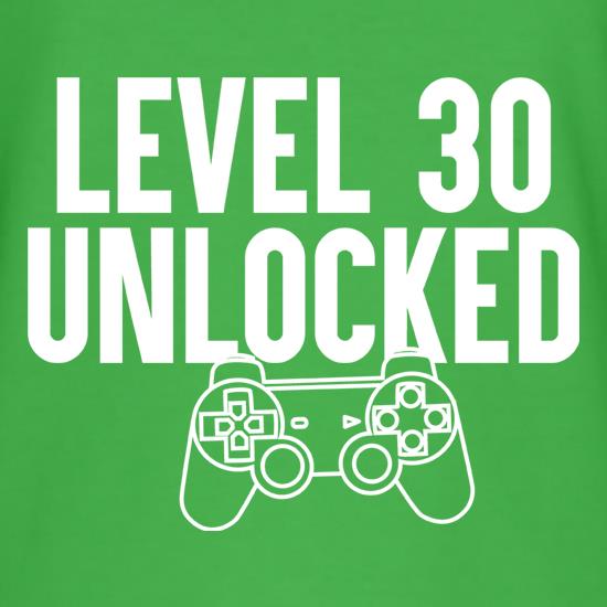 Level Thirty Unlocked t shirt