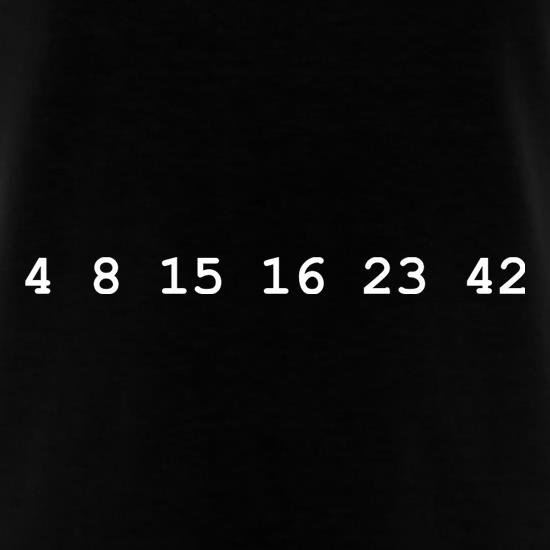 4 8 15 16 23 42 t shirt