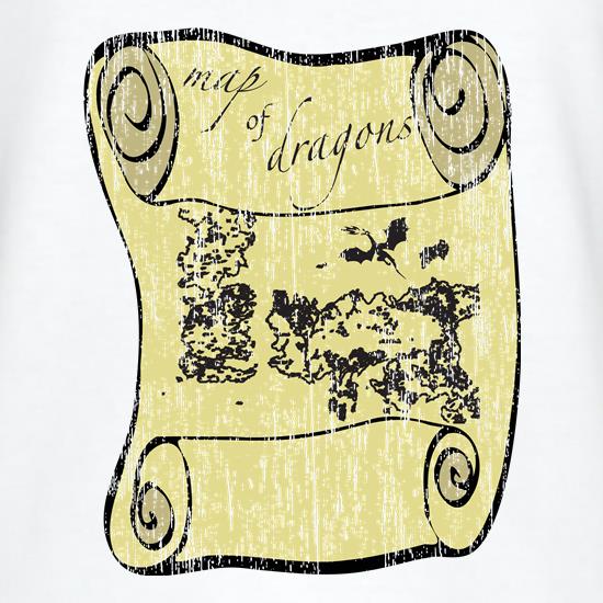 Map of Dragons t shirt