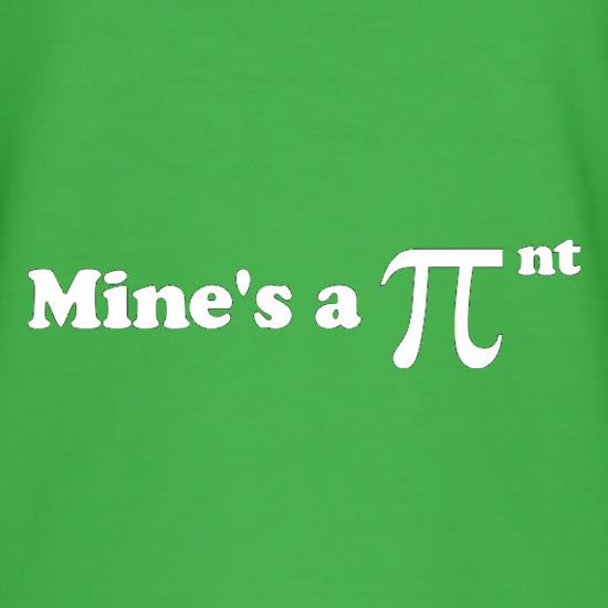 Mine's A Pint Geek t shirt
