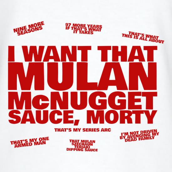 Mulan Szechaun Sauce t shirt