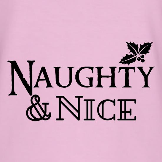 Naughty and Nice t shirt