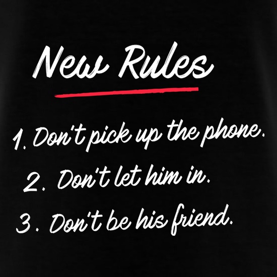 New Rules t shirt