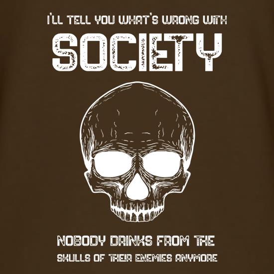 Nobody Drinks from the skulls of their enemies anymore t shirt