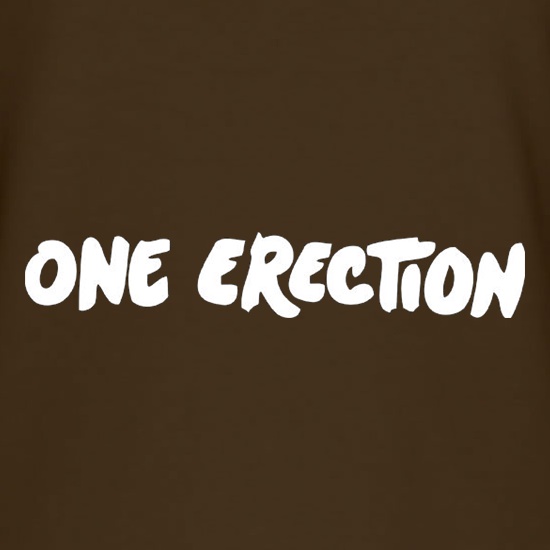 One Erection t shirt