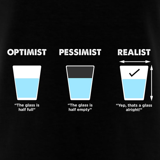 Optimist, Pessimist Or Realist t shirt