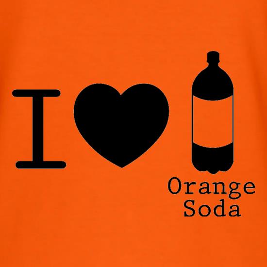 I Love Orange Soda t shirt