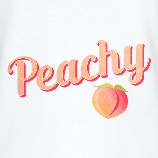 Peachy t shirt