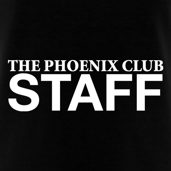 The Phoenix Club staff t shirt