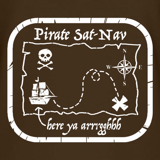 Pirate Sat Nav t shirt