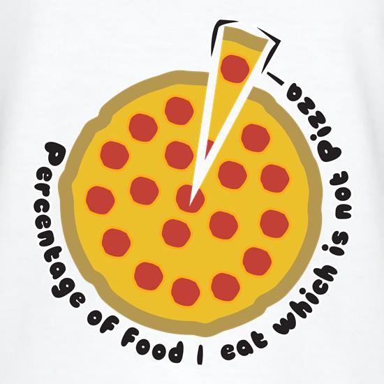 Pizza Percentage t shirt