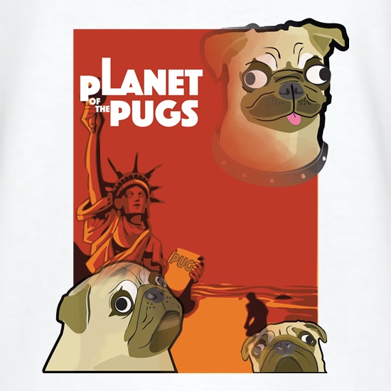 Planet of the Pugs t shirt