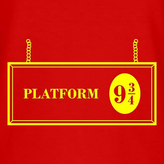 Platform Nine And Three Quarters t shirt