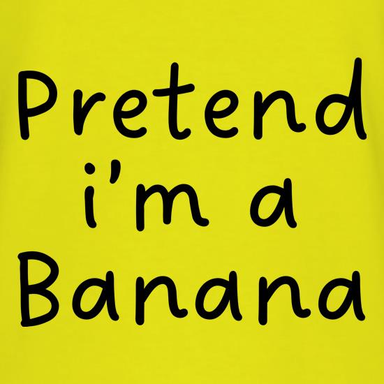 Pretend I'm a Banana lazy costume t shirt