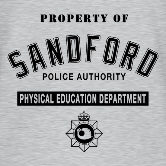 Property Of Sandford Police Authority t shirt