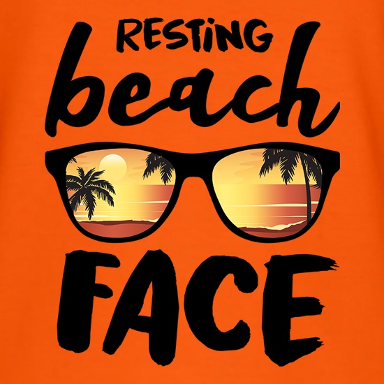 Resting Beach Face t shirt