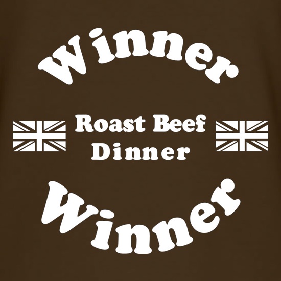 Roast Beef Dinner Winner t shirt