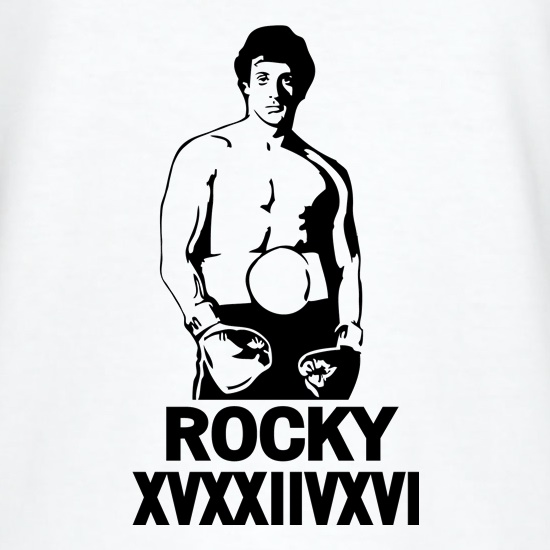 Rocky XVXXIIVXVI t shirt