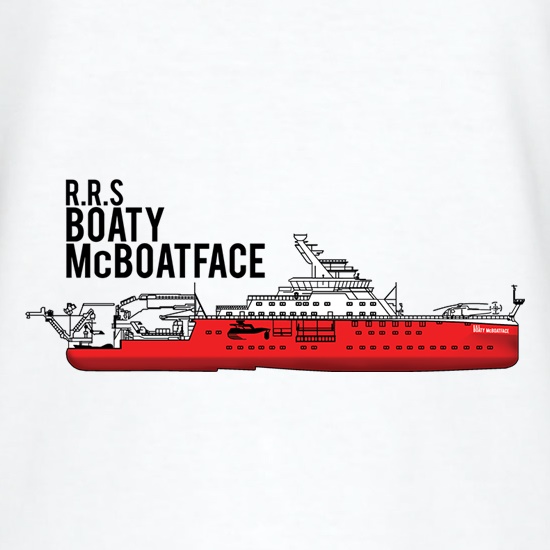 RRS Boaty McBoatface t shirt