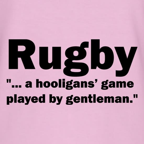 Rugby A Hooligans Game t shirt