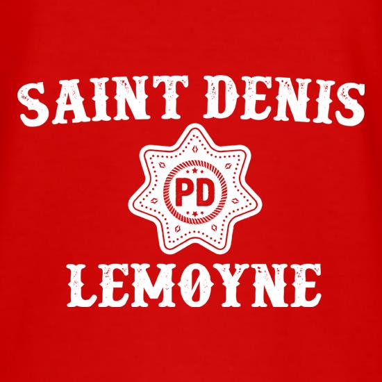 Saint Denis Police Department t shirt