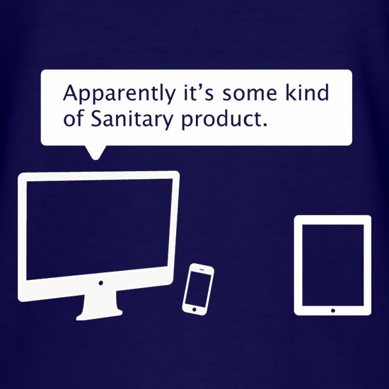Apparently It's Some Kind Of Sanitary Product t shirt