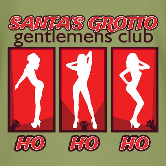 Santa's Grotto Gentlemens Club t shirt