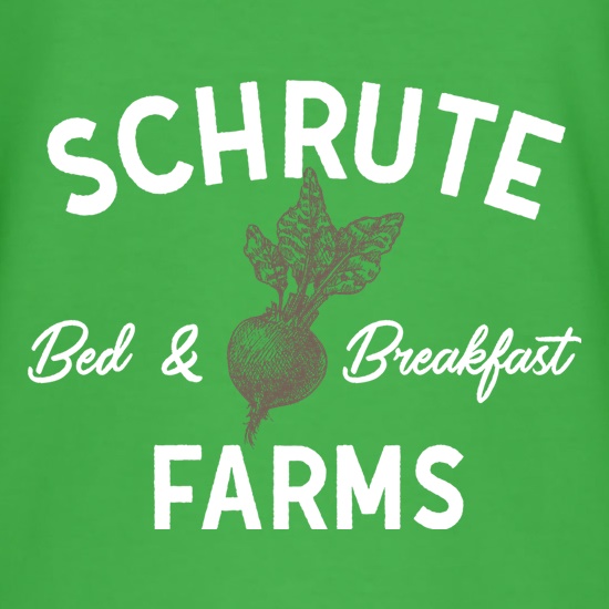 Schrute Farms, Bed and Breakfast t shirt