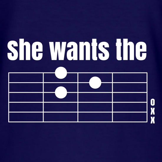 She Wants The D t shirt