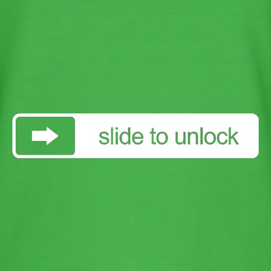 Slide To Unlock t shirt