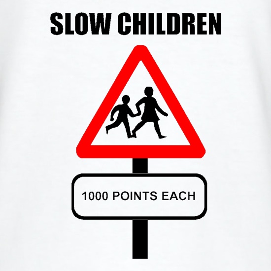 Slow Children 1000 points each t shirt